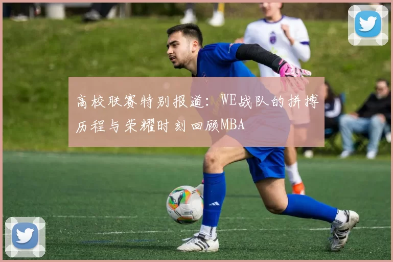 高校联赛特别报道：WE战队的拼搏历程与荣耀时刻回顾MBA