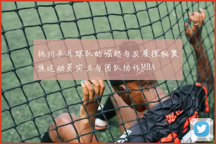 杭州乒乓球队的崛起与发展探秘聚焦运动员实力与团队协作MBA